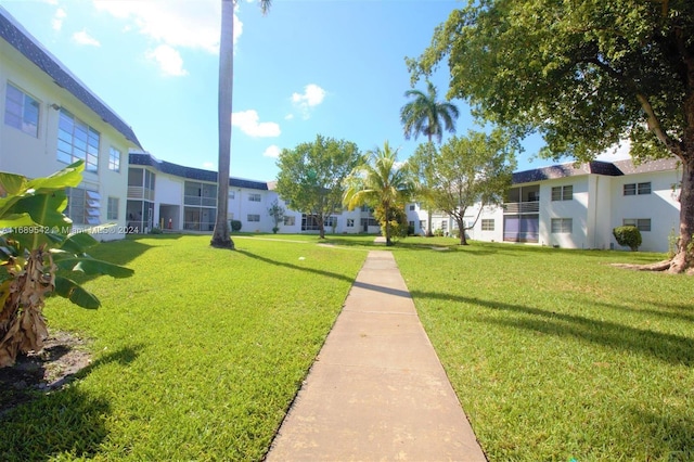 surrounding community featuring a yard