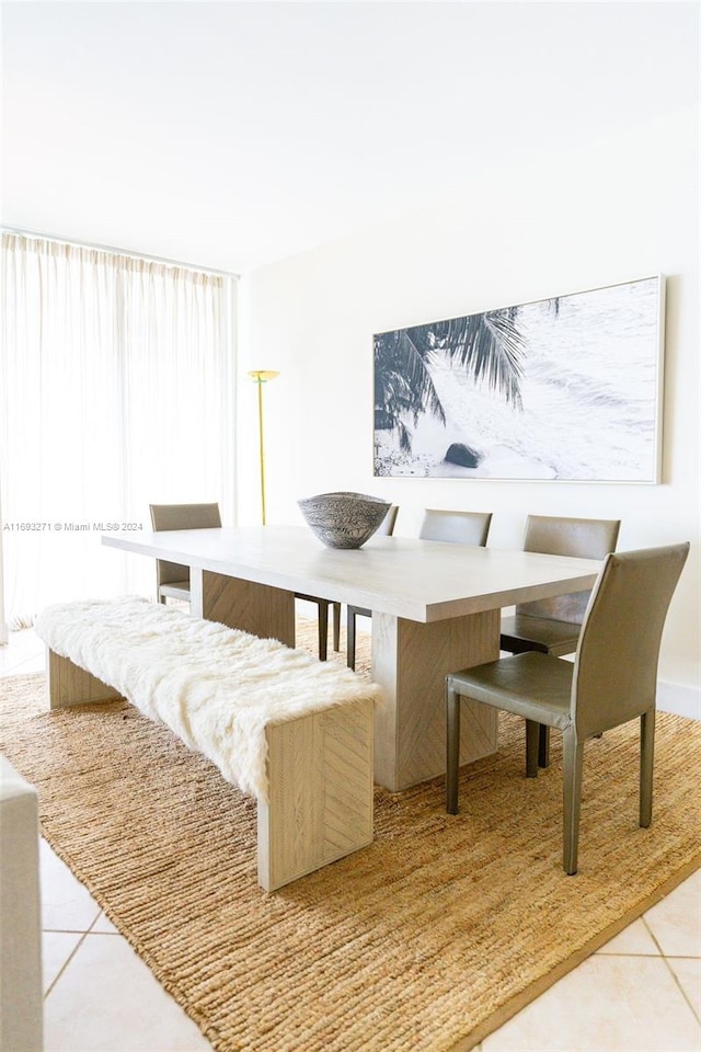9595 Collins Ave Unit N9-C, Surfside, FL 33154 - view of tiled dining room