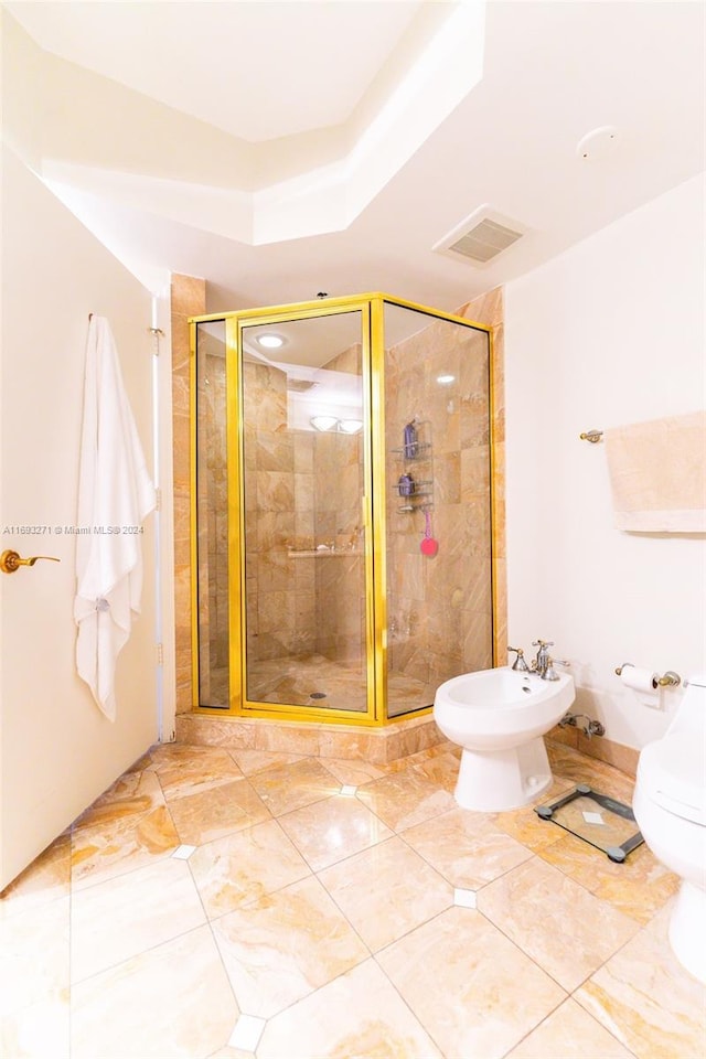 9595 Collins Ave Unit N9-C, Surfside, FL 33154 - full bath with a bidet and a shower stall