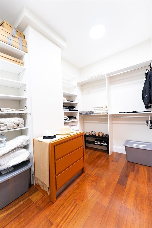 9595 Collins Ave Unit N9-C, Surfside, FL 33154 - spacious closet with wood finished floors