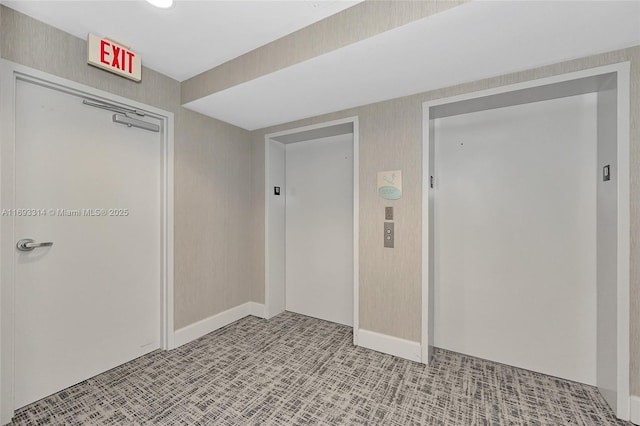 18201 Collins Ave Unit 1002, Sunny Isles Beach, FL 33160 - hall featuring elevator and carpet