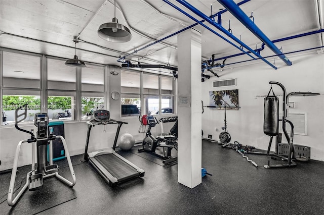 view of exercise room