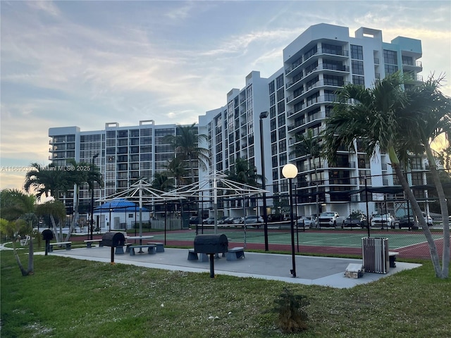 200 Leslie Dr Unit 324, Hallandale Beach, FL 33009 - view of community with a tennis court