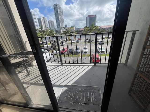 200 Leslie Dr Unit 324, Hallandale Beach, FL 33009 - balcony featuring a skyline view