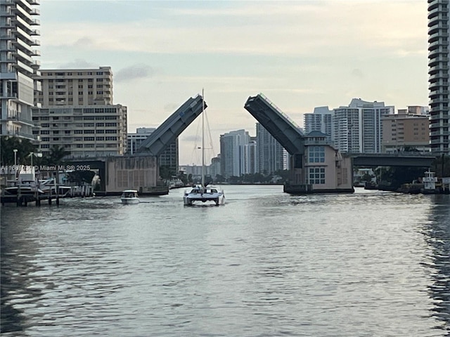200 Leslie Dr Unit 324, Hallandale Beach, FL 33009 - water view with nearby urban area
