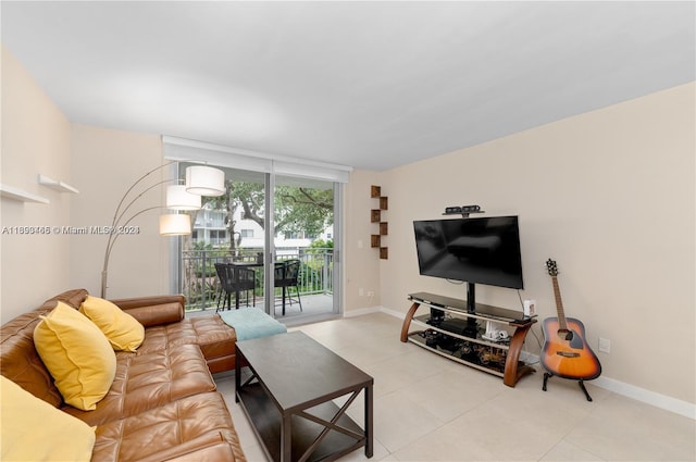 view of living room