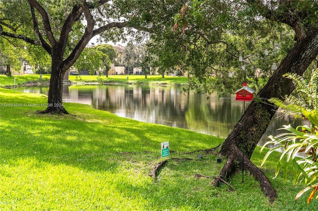 property view of water