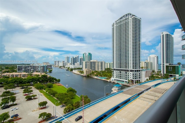 2602 E Hallandale Beach Blvd Unit R1606, Hallandale Beach, FL 33009 - water view with skyline