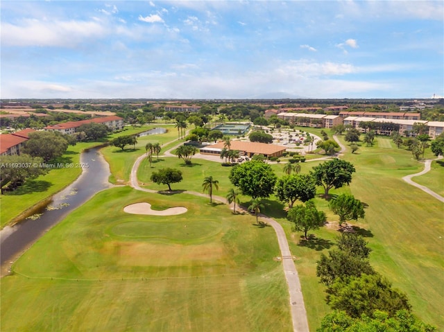 13500 SW 1st St Unit 307U, Pembroke Pines, FL 33027 - aerial view of a nearby body of water and a local golf course