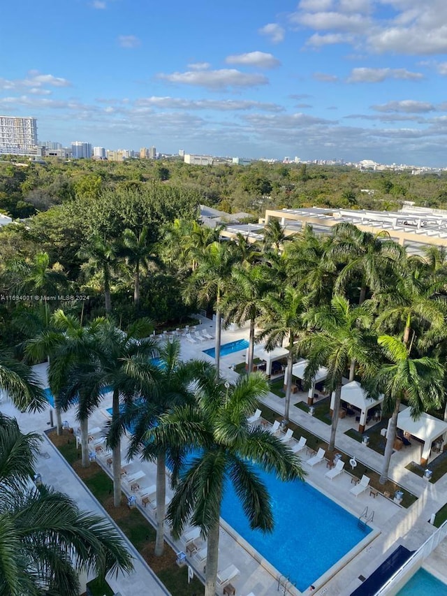 view of pool