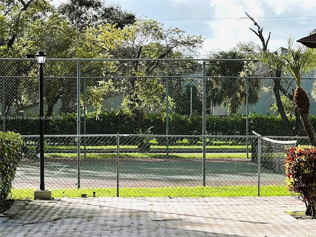 view of sport court