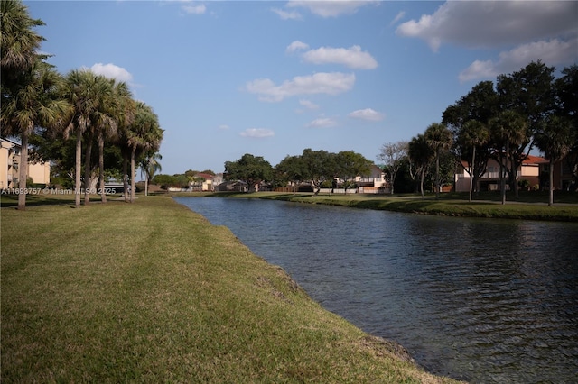 property view of water