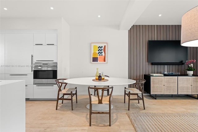 dining space featuring breakfast area