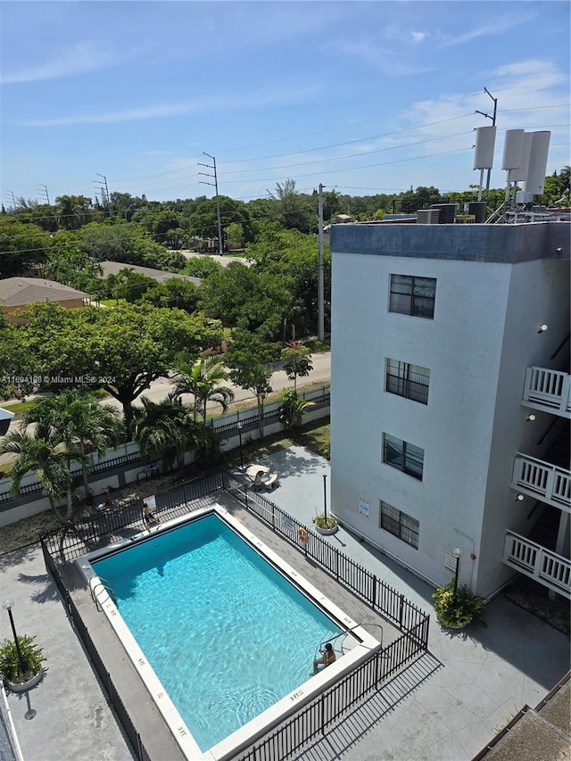 view of pool