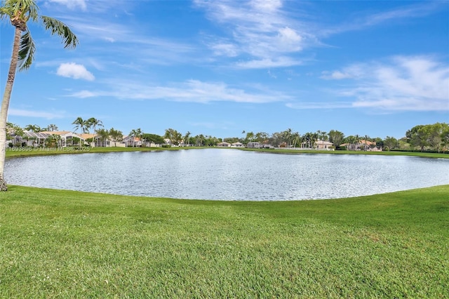 property view of water