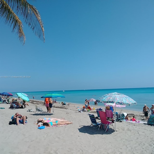 water view with a beach view