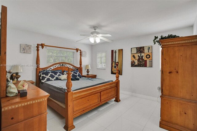 8925 SW 11th St, Miami, FL 33174 - bedroom featuring ceiling fan and baseboards