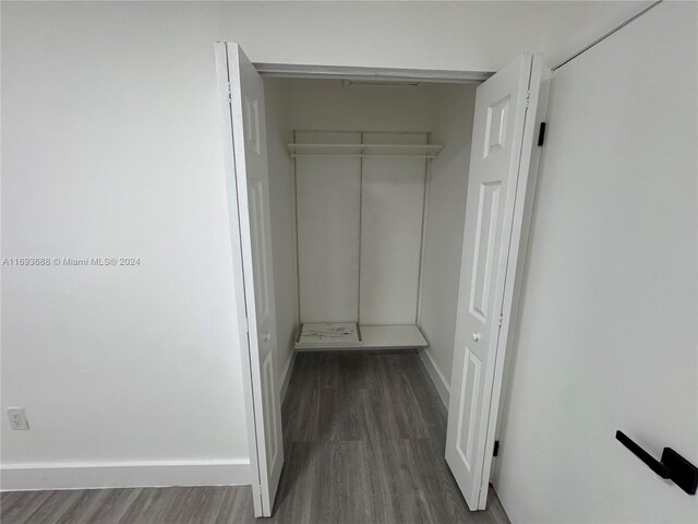 view of closet