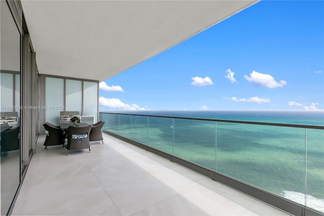 18975 Collins Ave Unit 3402, Sunny Isles Beach, FL 33160 - balcony featuring a water view