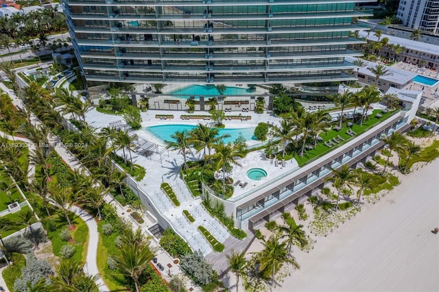 18975 Collins Ave Unit 3402, Sunny Isles Beach, FL 33160 - aerial view of property's location with a pool area