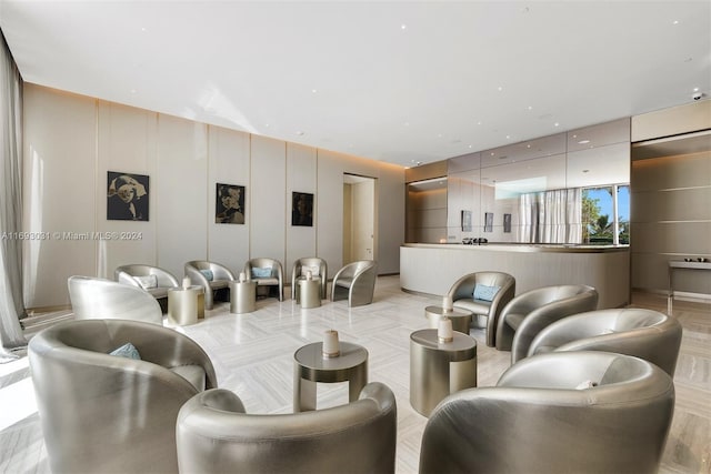 18975 Collins Ave Unit 3402, Sunny Isles Beach, FL 33160 - building lobby featuring a decorative wall