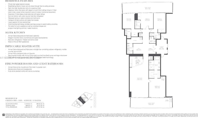 18975 Collins Ave Unit 3402, Sunny Isles Beach, FL 33160 - property floor plan