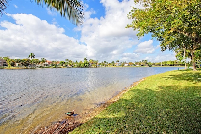 property view of water