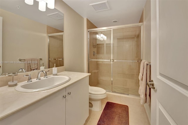 450 N Federal Hwy Unit 104N, Boynton Beach, FL 33435 - bathroom featuring toilet, a stall shower, and vanity