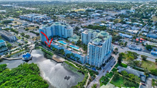 350 N Federal Hwy Unit 104S, Boynton Beach, FL 33435 - aerial view of a nearby body of water