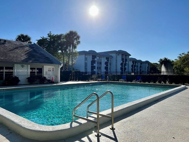 view of pool