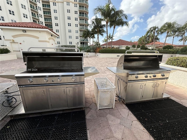 view of patio / terrace with area for grilling