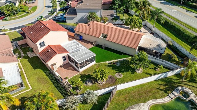 mediterranean / spanish house featuring a garage