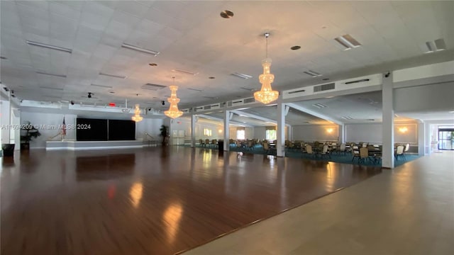 4107 E Cambridge E Unit 4107, Deerfield Beach, FL 33442 - misc room with wood finished floors and plenty of natural light