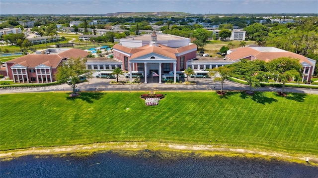 4107 E Cambridge E Unit 4107, Deerfield Beach, FL 33442 - drone / aerial view of a nearby body of water