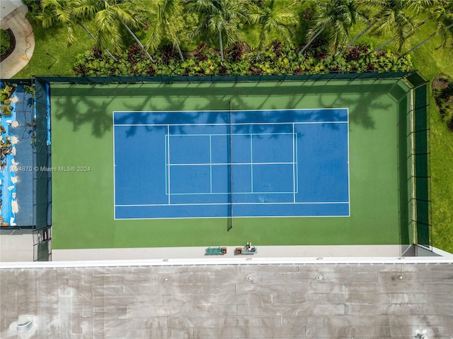 view of sport court