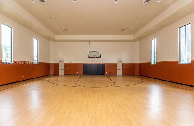 view of sport court with a healthy amount of sunlight