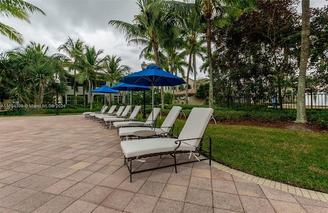 view of patio