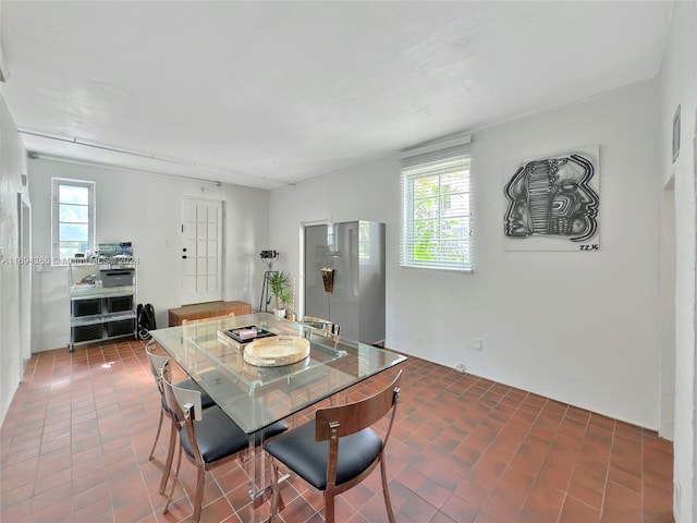 view of dining room