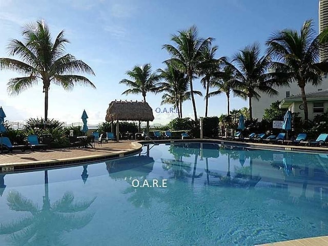 3901 S Ocean Dr Unit 2J, Hollywood, FL 33019 - view of community pool