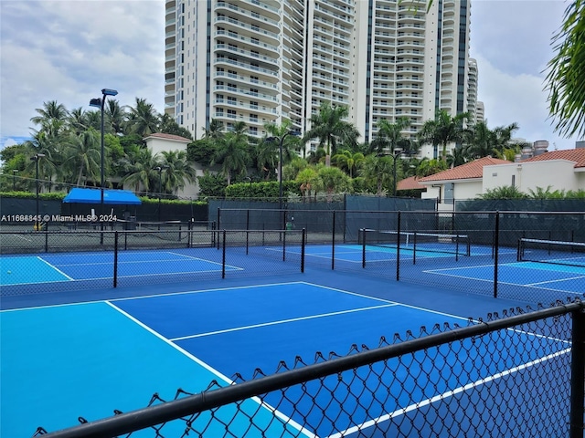 view of sport court