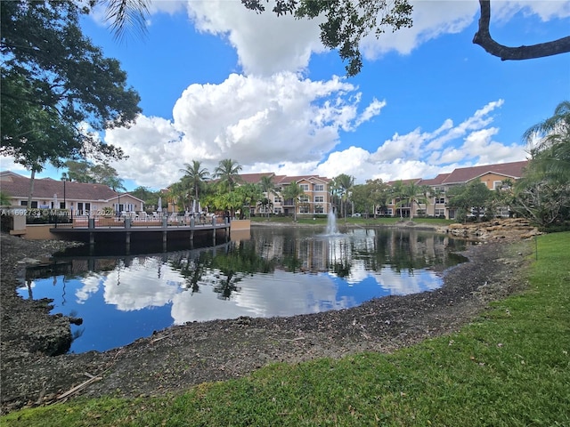 property view of water