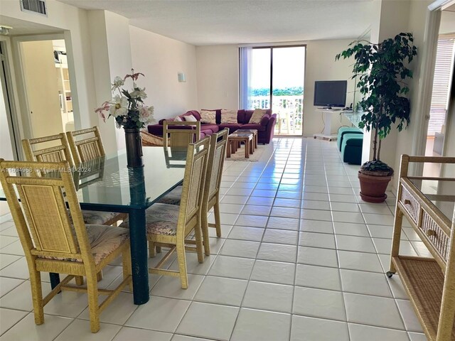 1500 S Ocean Dr Unit 17E, Hollywood, FL 33019 - dining area with light tile patterned floors