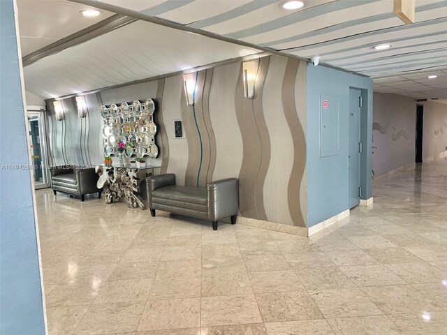1500 S Ocean Dr Unit 17E, Hollywood, FL 33019 - building lobby featuring recessed lighting