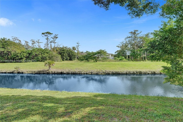 view of water feature