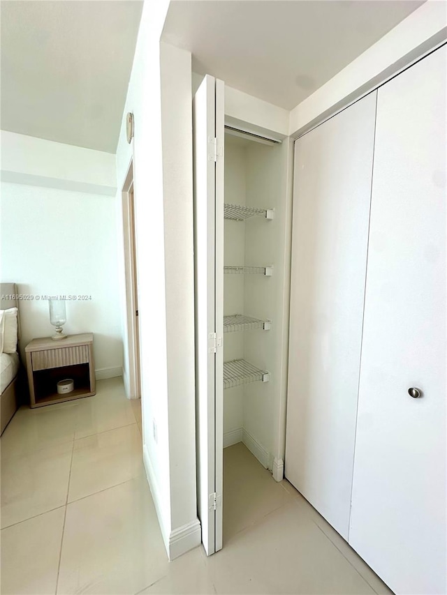 view of closet