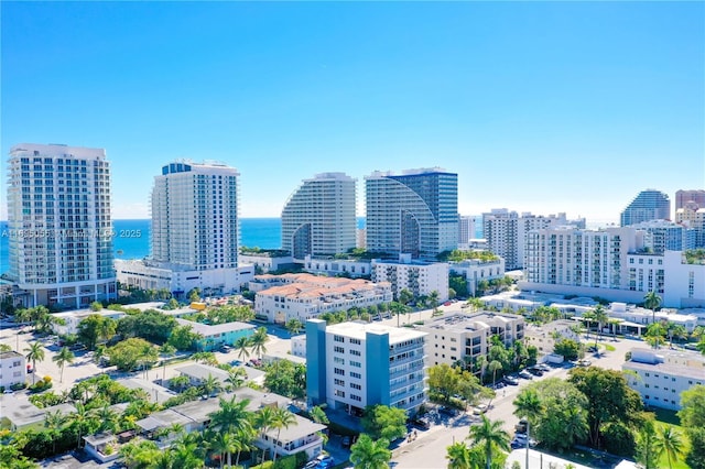 524 Orton Ave Unit 603, Fort Lauderdale, FL 33304 - bird's eye view with a water view and a view of city