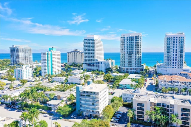 524 Orton Ave Unit 603, Fort Lauderdale, FL 33304 - birds eye view of property with a view of city and a water view