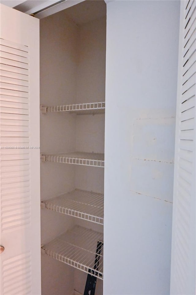 view of closet