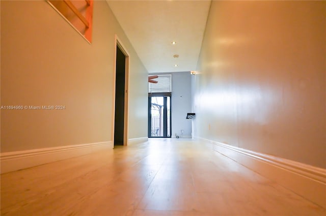 interior space featuring hardwood / wood-style flooring