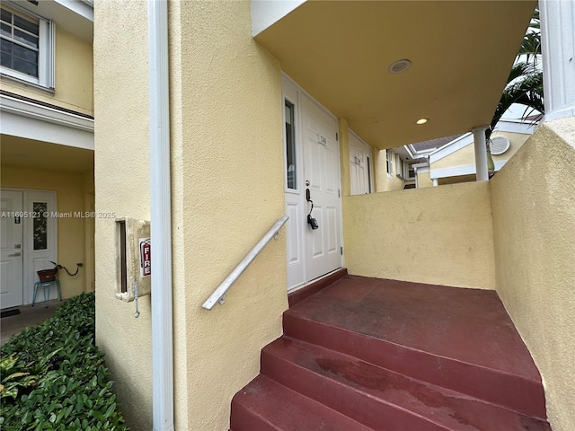 view of staircase